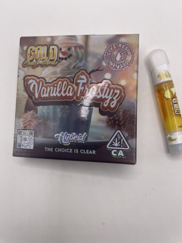 Exotic Vape Cart Live Resin Vanilla Frost