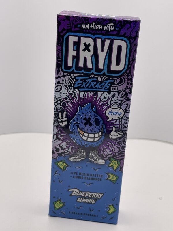 Exotic FRYD Vape(fire) Live Resin Blue Gummy Shark