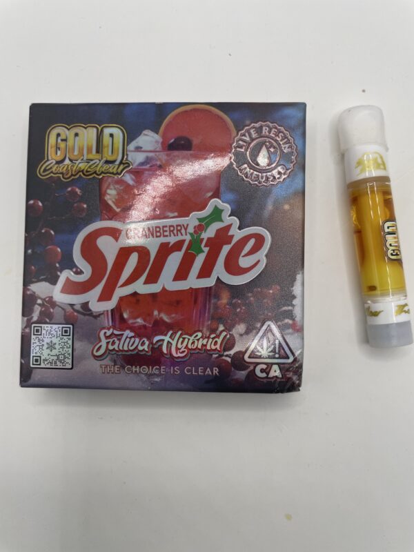 Exotic Vape Cart Live Resin Cranberry Sprite