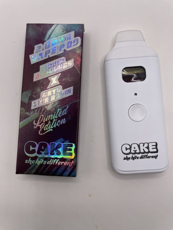 Exotic CAKE Vape (fire) 2GRAM  Live Resin Truffle